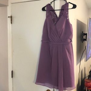 Women’s wisteria colored dress